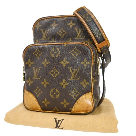 LOUIS VUITTON Amazon Crossbody Shoulder Bag Monogram Leather - Picture 1 of 16